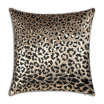 Bryce Glam Cheetah Velvet Pillow for Sofa, Bed or Layered Styling by Cloud9