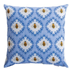 Buzzed Bee Outdoor Throw Pillow - 18"x18" Climaweave Polyester Indoor Outdoor Decorative Accent by Manual Woodworkers