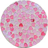 POSH DIKUR C0003 Handmade Little Pink Hearts Wooden Coasters, Set of 4