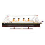 Titanic Painted XL Ship Model – Handcrafted Wooden Replica – 19.25 Inch Display Decor Old Modern Handicrafts