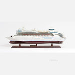 Majesty of the Seas Wooden Cruise Ship Model – Fully Assembled, 12.5 Inch By Old Modern Handicrafts