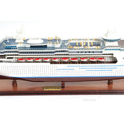 Majesty of the Seas Wooden Cruise Ship Model – Fully Assembled, 12.5 Inch By Old Modern Handicrafts