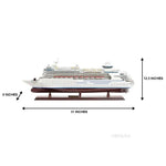 Realistic Majesty of the Seas Wooden Ship Model – Multiple Furnished Decks