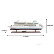 Realistic Majesty of the Seas Wooden Ship Model – Multiple Furnished Decks