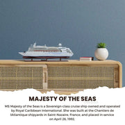 Handcrafted Majesty of the Seas Ship Replica – Perfect Gift for Collectors