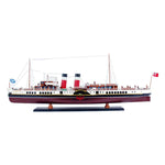 Old Modern Handicrafts PS Waverley Ship Model – Medium, Handcrafted Wood, 29.9" Paddle Steamer Replica