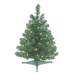 Vickerman C164027LED 26" Oregon Fir Artificial Christmas Tree Wide Angle Single Mold Warm White LED Lights