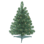 Vickerman C164027 26" Oregon Fir Artificial Christmas Tree Clear Dura-Lit Lights