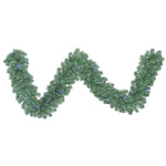 Vickerman C164722Led 9' X 24" Oregon Fir Artificial Christmas Garland Multi-Colored Single Mold Led Wide Angle Lights