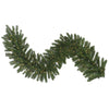 Vickerman C164724 9' Oregon Fir Artificial Christmas Garland Clear Dura-Lit Incandescent Mini Lights