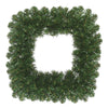 Vickerman C164824 24" Oregon Fir Artificial Christmas Square Wreath Unlit