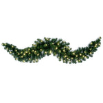 Vickerman C164917LED 72" Oregon Fir Artificial Christmas Swag Warm White Single Mold LED Wide Angle Lights