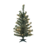 Vickerman C812878LED 36" Canadian Pine Artificial Christmas Tree Warm White Dura-Lit LED Lights