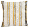 Textured Cotton Square Cushion 20" – Multi Color Decorative Pillow