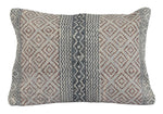 Decorative Throw Pillow – Cotton with Metallic Diamond Print by Auskin