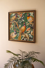 Nature-inspired pheasant wall painting