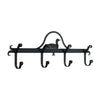 Rustic Loon Wall Mounted Coat Rack 4 Hooks