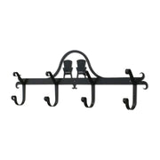 Cabin Style Metal Coat Bar 24 Inch Organizer