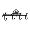 Pine Tree Wall Mounted Coat Rack 4 Hooks