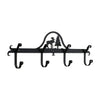 Moose & Pine Wall Mounted Coat Rack 4 Hooks