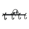 Bear & Pine Wall Mounted Coat Rack 4 Hooks