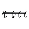 Plain Wall Mounted Coat Rack 4 Hooks
