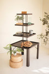 Four tier metal store display 69 inch tall