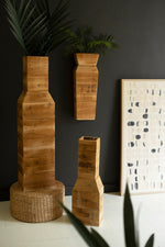Natural Reclaimed Wood Wall and Table Vase – 24.5