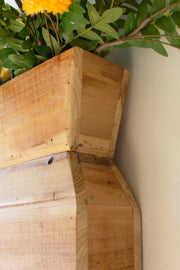 Rustic Recycled Wood Vase – Dual Display Design by Kalalou