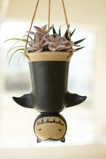 Hanging Bat Shaped Ceramic Planter – 8.5" Tall by Kalalou