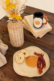 Decorative Ceramic Breakfast Platter