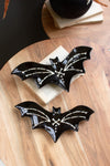 Set of Two Nesting Ceramic Bat Serving Platters – 1" Tall by Kalalou