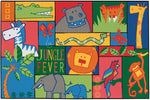 Carpets for Kids Jungle Fever Educational & Learning Rug, Rectangle