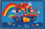 Carpets for Kids Noah's Animals Classroom Rug, Rectangle
