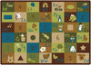 Carpets for Kids Learning Blocks Nature Classroom Rug