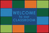 Carpets for Kids Classroom Welcome Value Learning Rug,Rectangle