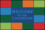 Carpets for Kids Classroom Welcome Value Learning Rug,Rectangle