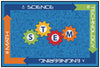 Carpets For Kids  STEM Value Educational Rug,Rectangle,4' x 6'