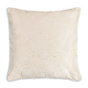 22" x 22" Ivory Wave Velvet Jacquard Pillow By Cloud9