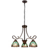 Chloe Lighting CH18780VG25-DD3 Liaison Victorian-Style 3-Light Antique Dark Bronze Finish Mini Chandelier 25" Wide