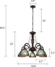 Chloe Lighting CH18780VG27-DC5 LIAISON Victorian-Style 5-Light Large Chandelier 27