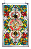 Chloe Lighting Victorian Tiffany-Glass Decorative Window Panel