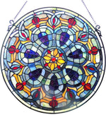 Chloe Lighting CH1P688PV20-GPN Tiffany-Glass Victorian Window Panel 20``