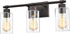 Chloe Lighting CH2S124RB22-BL3 Mercy Contemporary 3 Light Rubbed Bronze Bath Vanity Fixture 22`` Width
