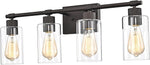 Chloe Lighting CH2S124RB27-BL4 Mercy Contemporary 4 Light Rubbed Bronze Bath Vanity Fixture 27`` Width
