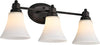 Chloe Lighting CH2S125RB24-BL3 Janet Contemporary 3 Light Rubbed Bronze Bath Vanity Fixture 24`` Width