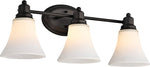 Chloe Lighting CH2S125RB24-BL3 Janet Contemporary 3 Light Rubbed Bronze Bath Vanity Fixture 24`` Width