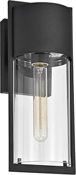 Chloe Lighting CH2S204BK14-OD1 Tyler Transitional 1 Light Textured Black Outdoor Wall Sconce 14`` Height