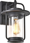 Chloe Lighting CH2S212BK13-OD1 Jeffrey Transitional 1 Light Textured Black Outdoor Wall Sconce 13`` Height