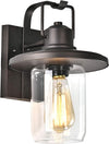 Chloe Lighting CH2S213RB12-OD1 Christopher Transitional 1 Light Rubbed Bronze Outdoor Wall Sconce 12`` Height